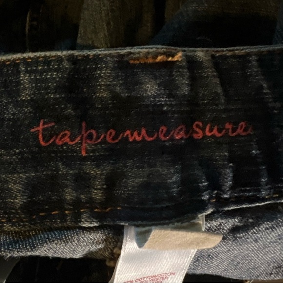 Vintage Tapemeasure Size 10 Straight Leg Blue Denim High Rise Jeans - Picture 14 of 14